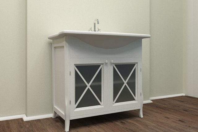 bathroom vanity provence 3D Модель .c4d .max .obj .3ds .fbx .stl .blend 