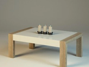Tisch Takoma Halmar 3D Modell