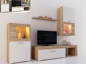 tv wall folk - embawood 3D Model