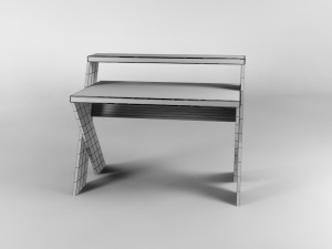 computer desk 3D Model
