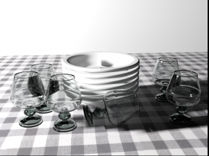 dishes 3D Модель