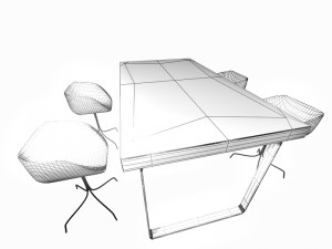 desk chairs 3D Model