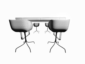 desk chairs 3D Model