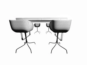 desk chairs 3D Model