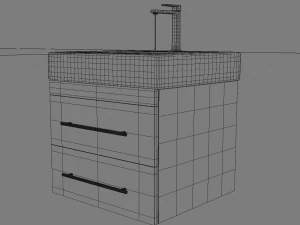 bathroom furniture 3D Model