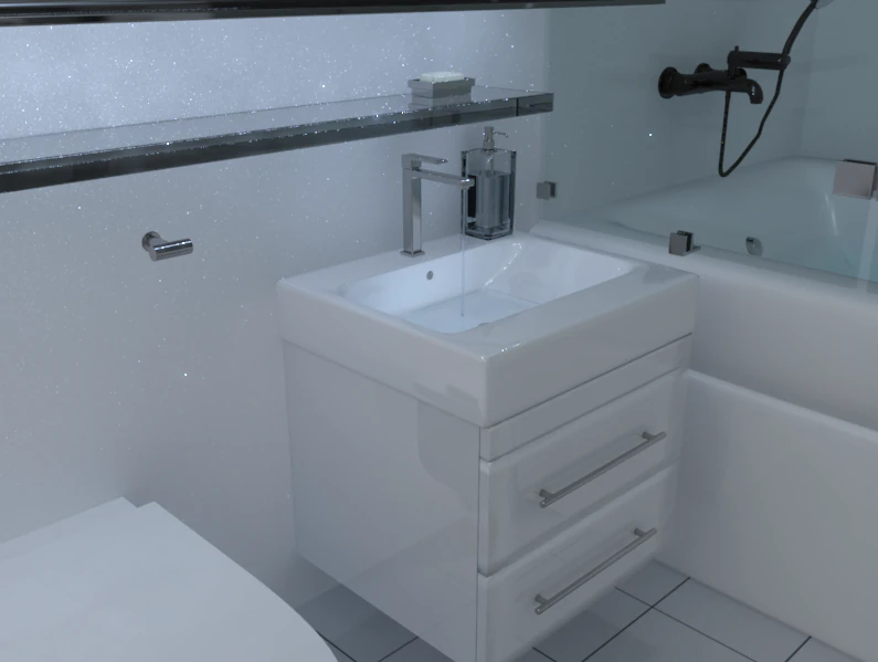bathroom furniture 3D Model .c4d .max .obj .3ds .fbx .stl .blend 