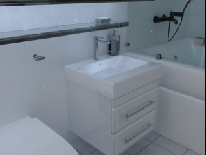bathroom furniture 3D 模型