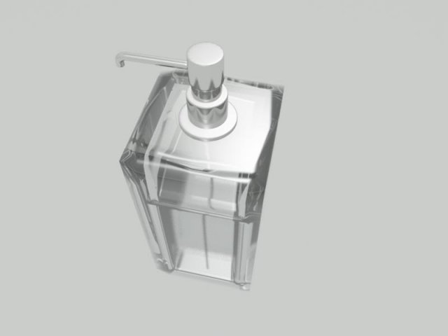 soap dispenser 3D 模型 .c4d .max .obj .3ds .fbx .stl .blend 