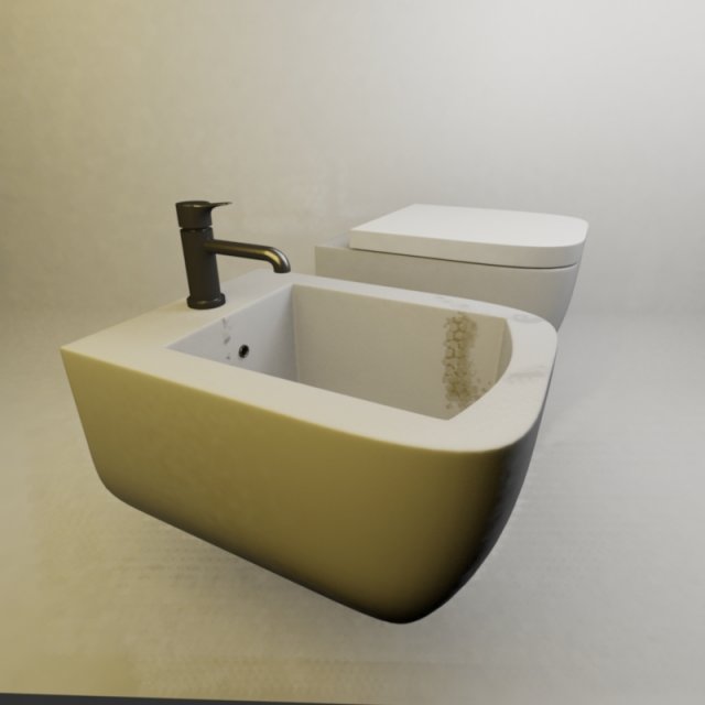 the toilet 3D 模型 .c4d .max .obj .3ds .fbx .stl .blend