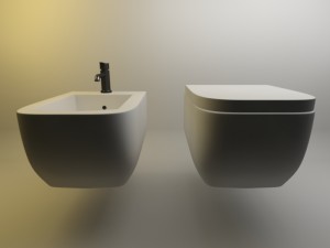 the toilet 3D 模型