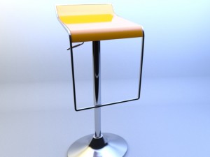 bar stool Modelo 3D