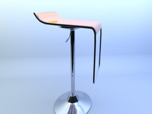 bar stool 3D मॉडल