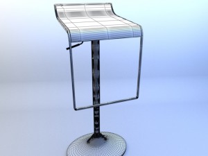 bar stool 3D मॉडल
