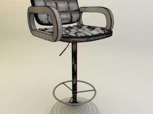 bar stool 3D-Modell