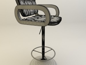bar stool 3D-Modell