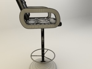 bar stool 3D-Modell