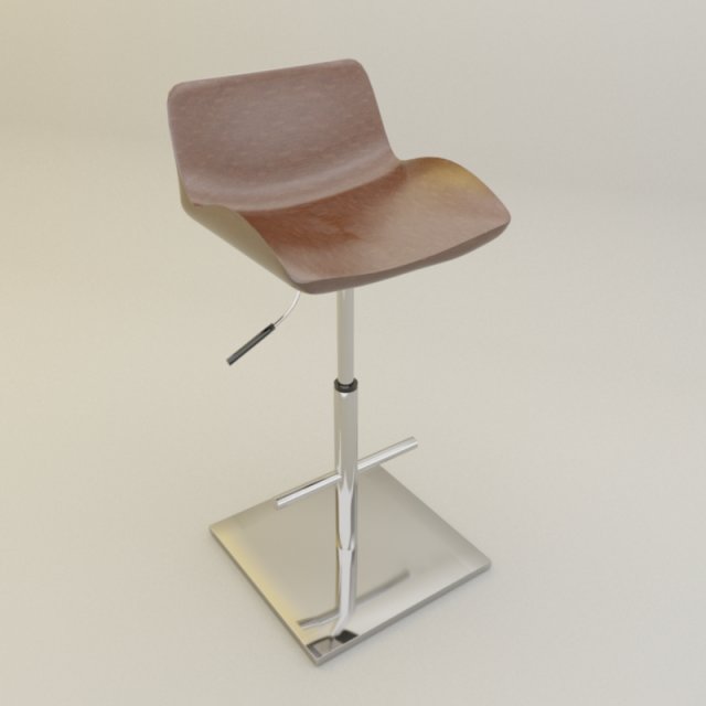 bar stool 3Dモデル .c4d .max .obj .3ds .fbx .stl .blend 
