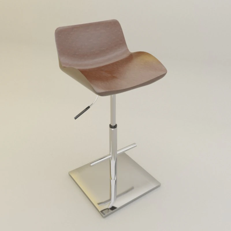 bar stool 3D Model .c4d .max .obj .3ds .fbx .stl .blend 