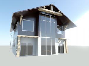 cottage house 3D 模型