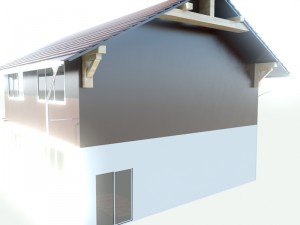 cottage house 3D 模型