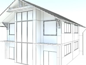 cottage house 3D 模型