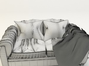 sofa Modèle 3D