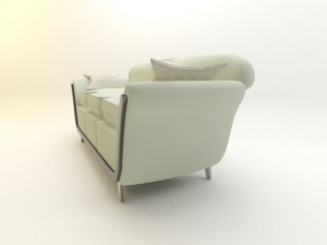 sofa for hallway 3D-Modell