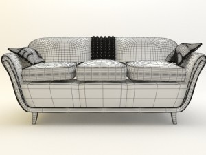 sofa for hallway 3D-Modell
