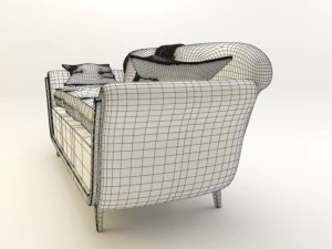 sofa for hallway 3D Model