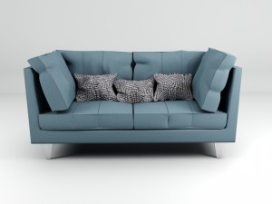 sofa for living room 3D-Modell