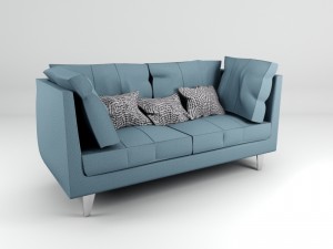 sofa for living room 3D मॉडल