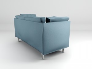 sofa for living room 3D मॉडल