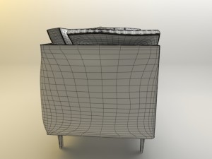 sofa for living room 3D मॉडल