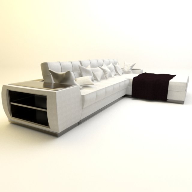 sofa for living room 3D Model .c4d .max .obj .3ds .fbx .stl .blend 