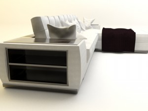 sofa for living room 3D Model