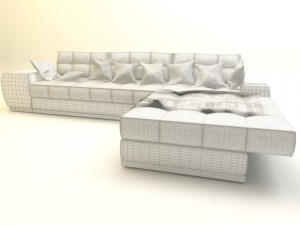 sofa for living room 3D Model