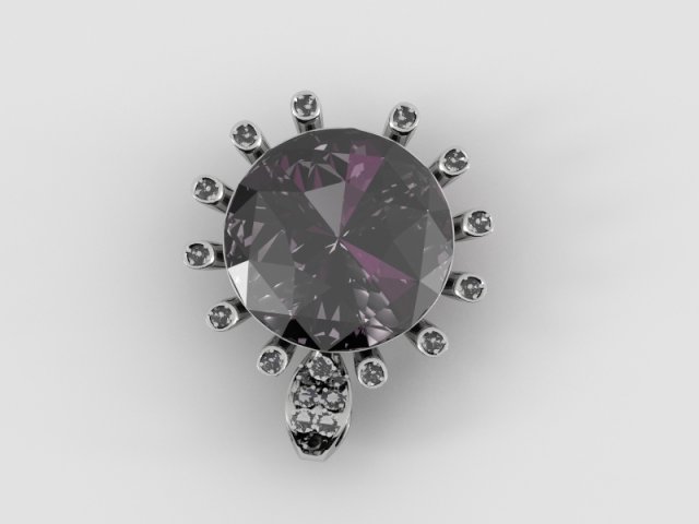 jewelry pendant 3D Модель .c4d .max .obj .3ds .fbx .stl .blend 