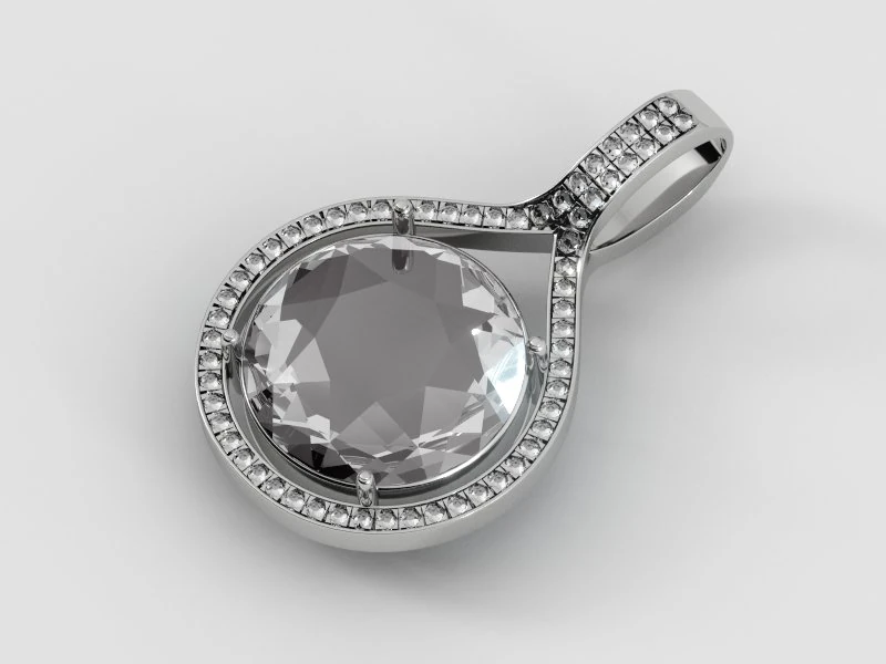 jewelry pendant 3D Model .c4d .max .obj .3ds .fbx .stl .blend
