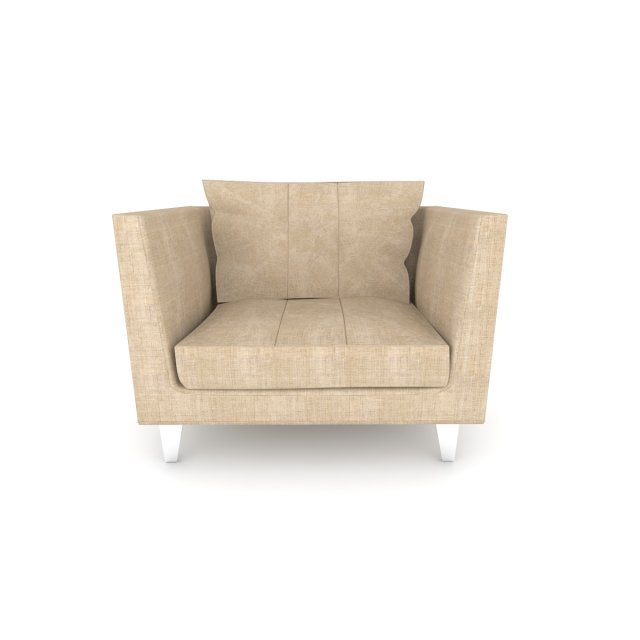 living room chair 3D Model .c4d .max .obj .3ds .fbx .stl .blend 