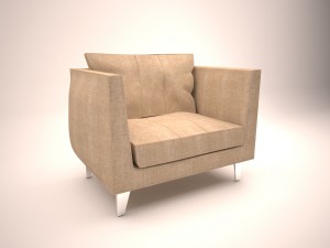 living room chair 3D Model