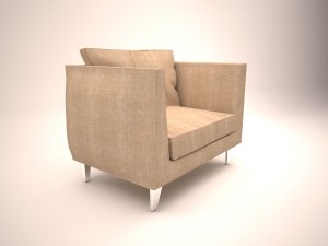 living room chair 3D Model