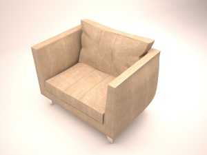 living room chair 3D Model