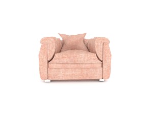 living room chair Modello 3D