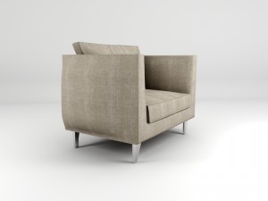 chair for living roompolygonal model of chair for 3D Модель