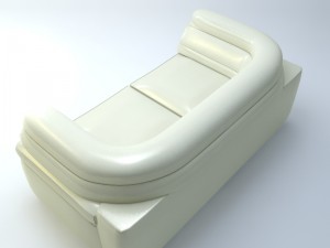 sofa for living room 3D-Modell