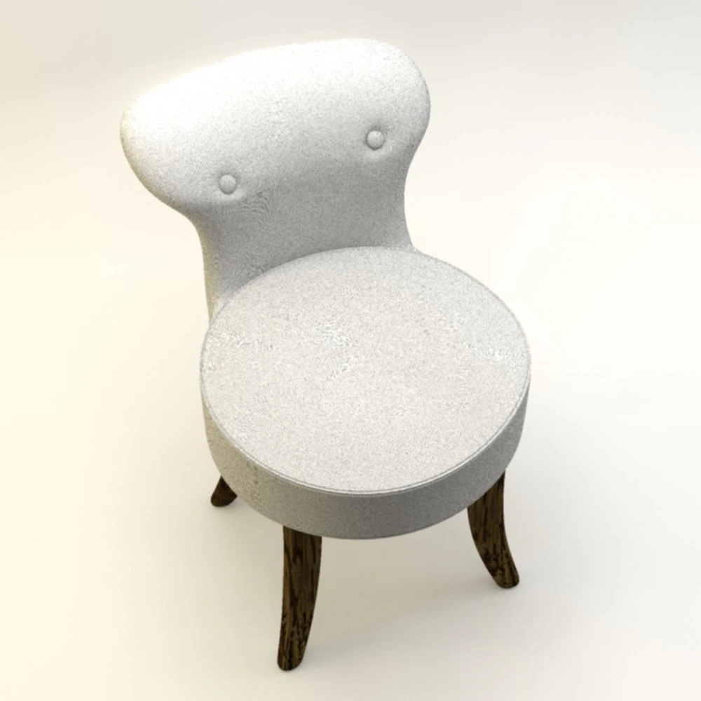 living room chair 3D Model .c4d .max .obj .3ds .fbx .stl .blend