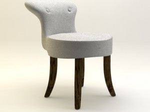 living room chair 3D-Modell