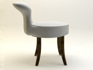 living room chair 3D-Modell