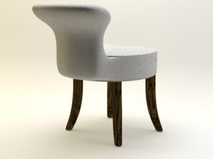 living room chair 3D-Modell