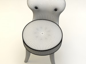 living room chair 3D-Modell